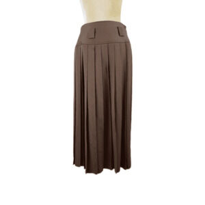 Toffs women's brown pleated skirt size 11/12
